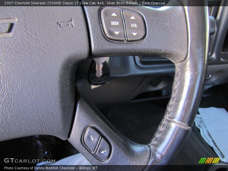 Silver Birch Metallic / Dark Charcoal 2007 Chevrolet Silverado 2500HD Classic LT Crew Cab 4x4