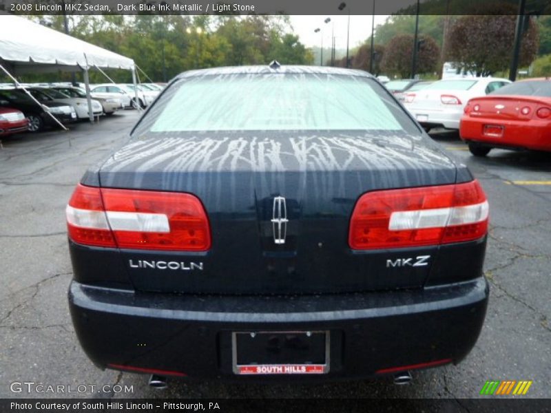 Dark Blue Ink Metallic / Light Stone 2008 Lincoln MKZ Sedan