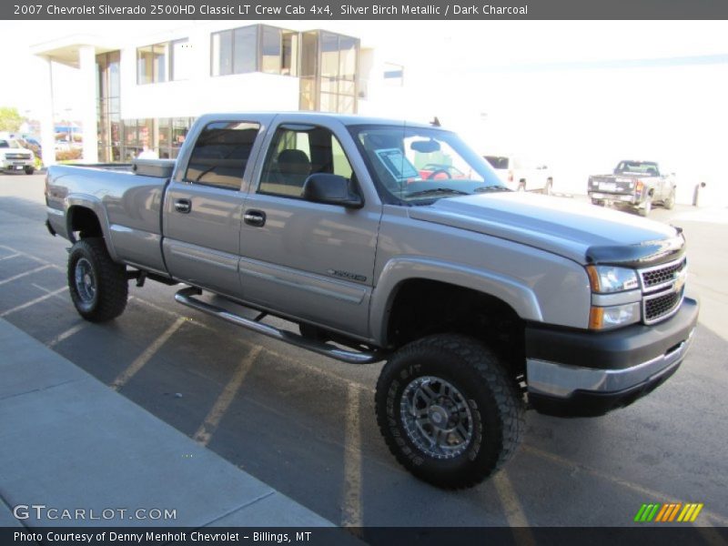 Silver Birch Metallic / Dark Charcoal 2007 Chevrolet Silverado 2500HD Classic LT Crew Cab 4x4