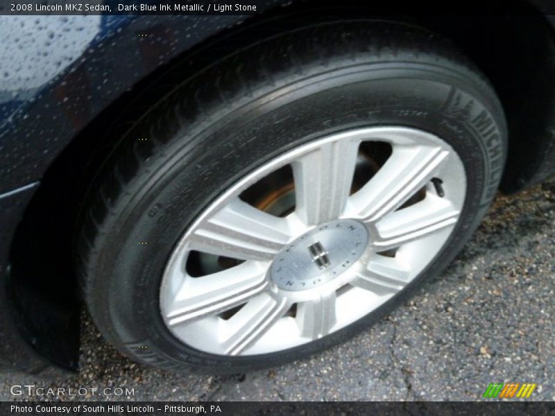 Dark Blue Ink Metallic / Light Stone 2008 Lincoln MKZ Sedan