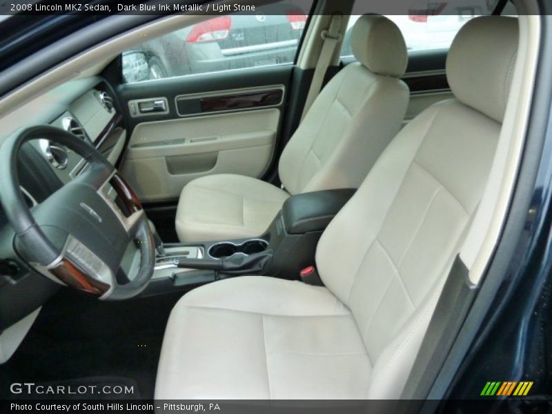 Dark Blue Ink Metallic / Light Stone 2008 Lincoln MKZ Sedan