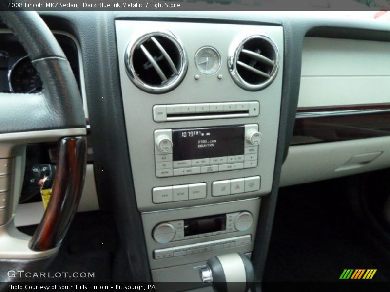 Dark Blue Ink Metallic / Light Stone 2008 Lincoln MKZ Sedan