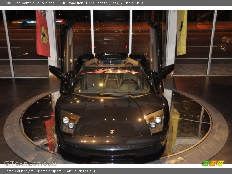 Nero Pegaso (Black) / Grigio Sirius 2009 Lamborghini Murcielago LP640 Roadster