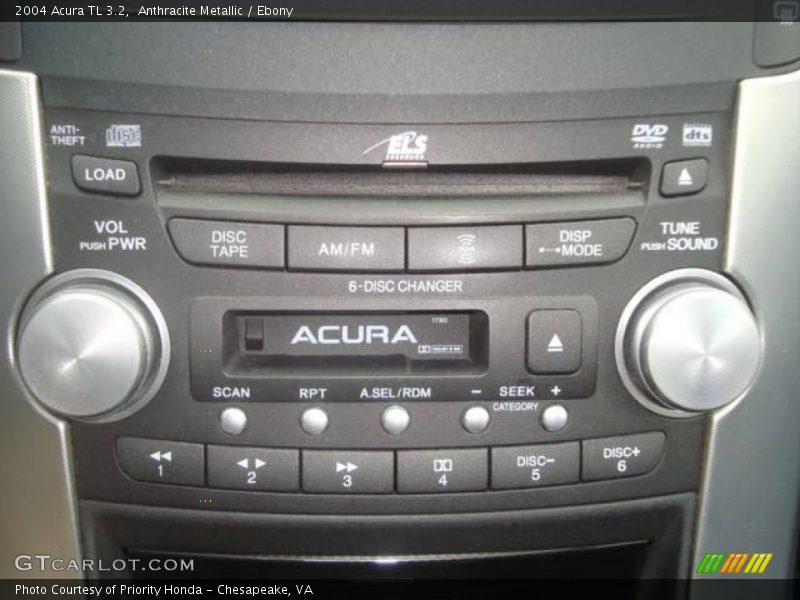 Anthracite Metallic / Ebony 2004 Acura TL 3.2