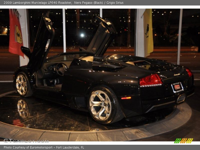 Nero Pegaso (Black) / Grigio Sirius 2009 Lamborghini Murcielago LP640 Roadster