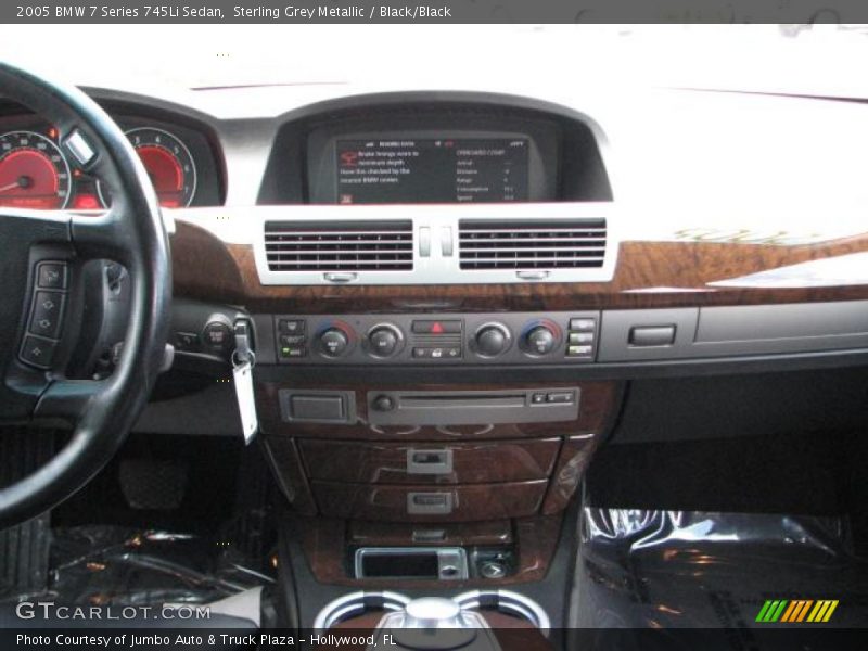 Sterling Grey Metallic / Black/Black 2005 BMW 7 Series 745Li Sedan