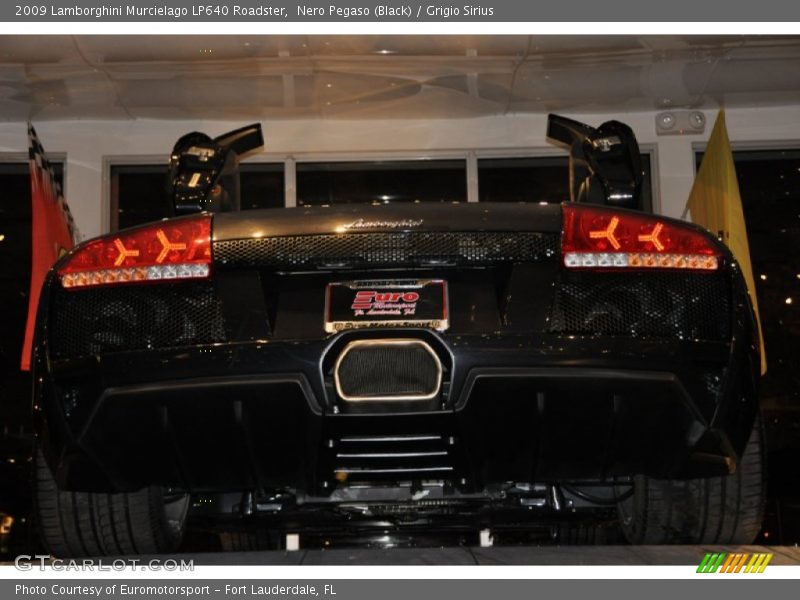 Nero Pegaso (Black) / Grigio Sirius 2009 Lamborghini Murcielago LP640 Roadster