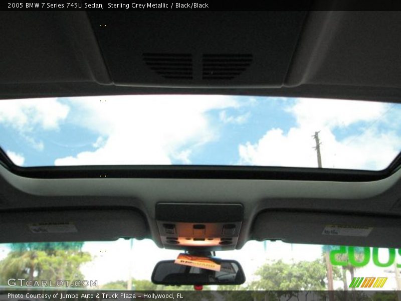 Sterling Grey Metallic / Black/Black 2005 BMW 7 Series 745Li Sedan