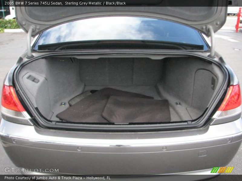 Sterling Grey Metallic / Black/Black 2005 BMW 7 Series 745Li Sedan