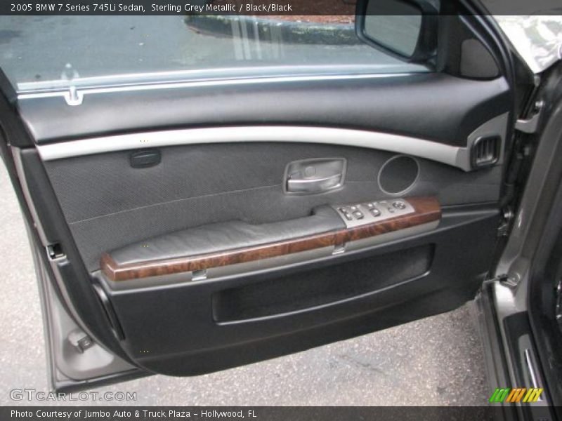 Sterling Grey Metallic / Black/Black 2005 BMW 7 Series 745Li Sedan