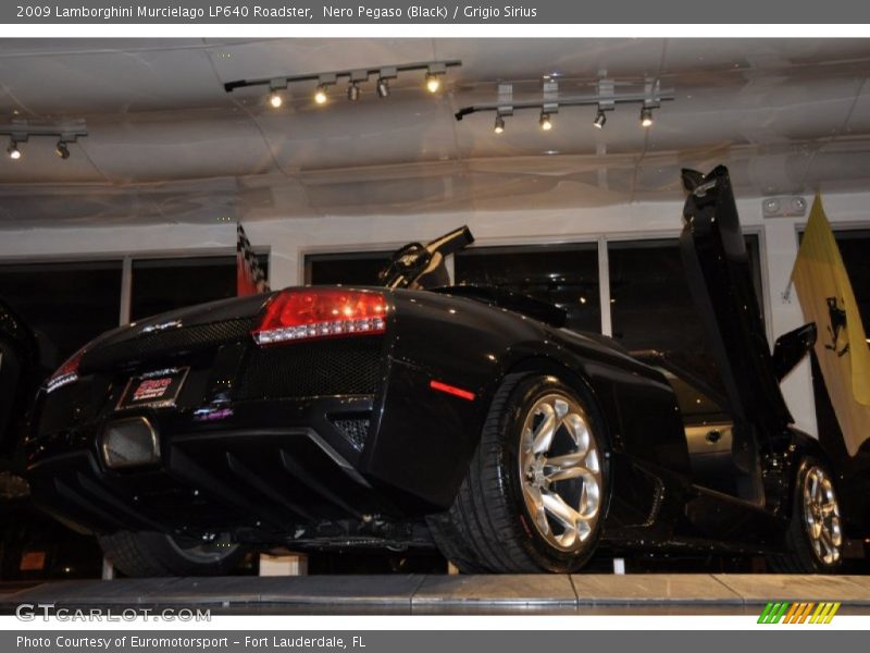 Nero Pegaso (Black) / Grigio Sirius 2009 Lamborghini Murcielago LP640 Roadster