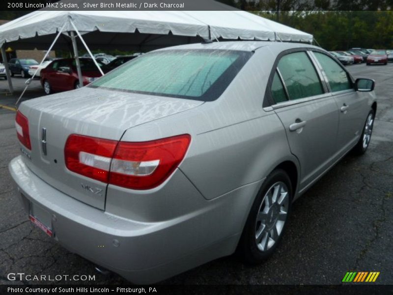 Silver Birch Metallic / Dark Charcoal 2008 Lincoln MKZ Sedan