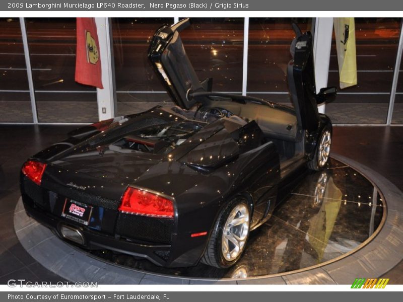 Nero Pegaso (Black) / Grigio Sirius 2009 Lamborghini Murcielago LP640 Roadster