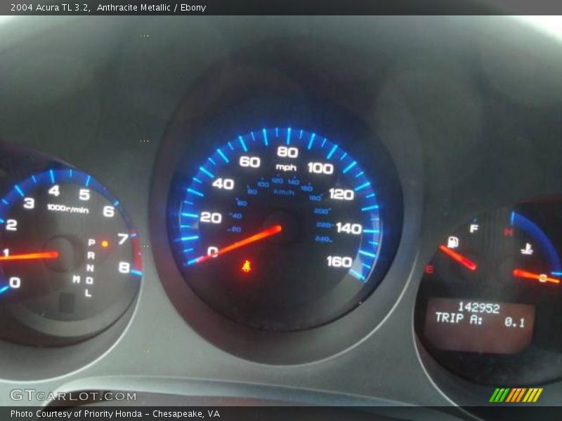 Anthracite Metallic / Ebony 2004 Acura TL 3.2
