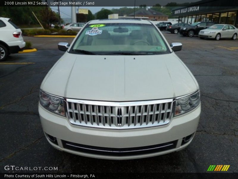 Light Sage Metallic / Sand 2008 Lincoln MKZ Sedan