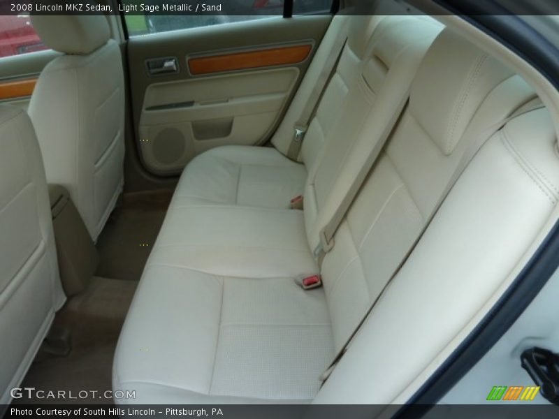 Light Sage Metallic / Sand 2008 Lincoln MKZ Sedan