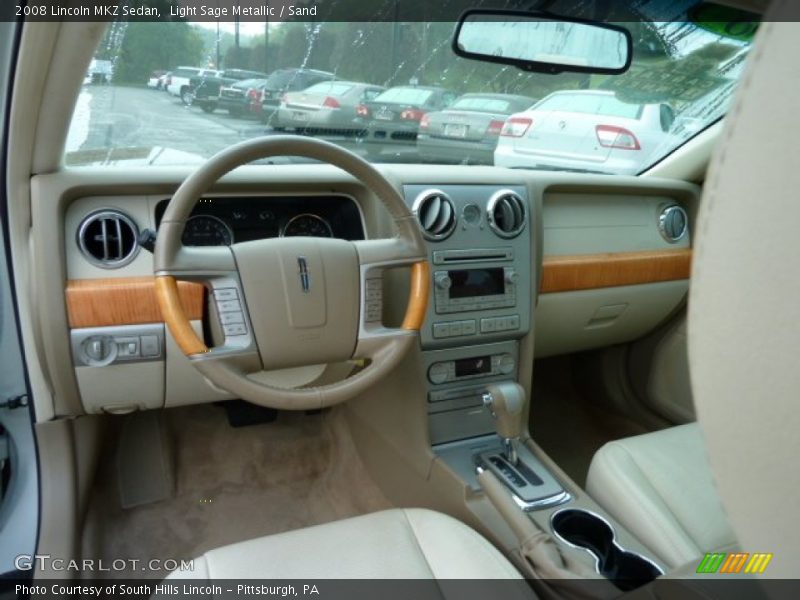 Light Sage Metallic / Sand 2008 Lincoln MKZ Sedan
