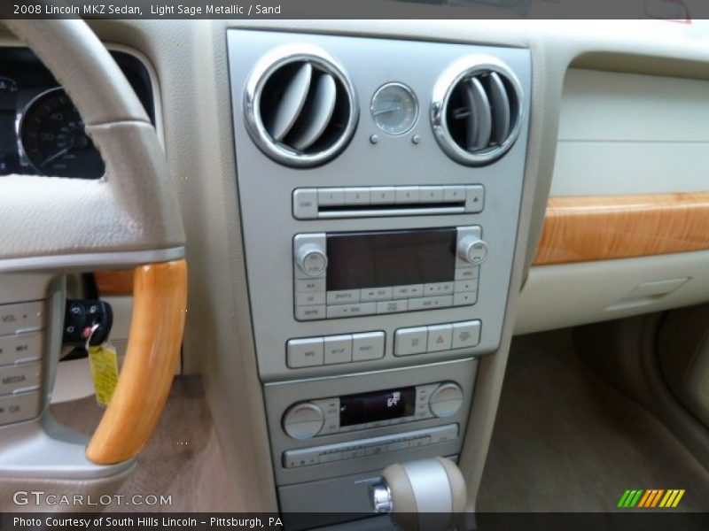 Light Sage Metallic / Sand 2008 Lincoln MKZ Sedan