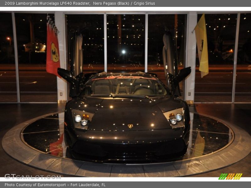 Nero Pegaso (Black) / Grigio Sirius 2009 Lamborghini Murcielago LP640 Roadster