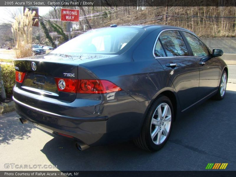 Carbon Gray Pearl / Ebony 2005 Acura TSX Sedan
