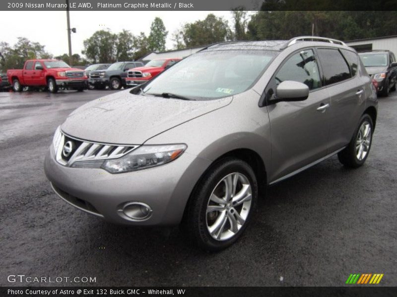Platinum Graphite Metallic / Black 2009 Nissan Murano LE AWD