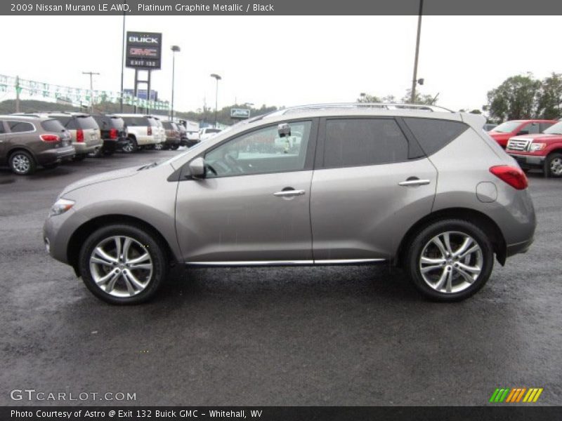 Platinum Graphite Metallic / Black 2009 Nissan Murano LE AWD