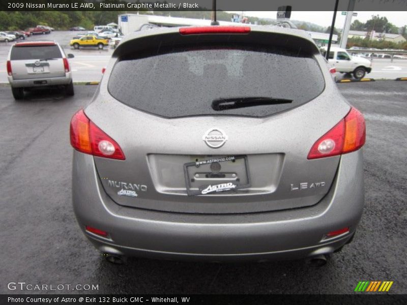 Platinum Graphite Metallic / Black 2009 Nissan Murano LE AWD