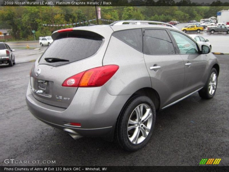 Platinum Graphite Metallic / Black 2009 Nissan Murano LE AWD