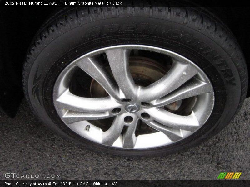 Platinum Graphite Metallic / Black 2009 Nissan Murano LE AWD