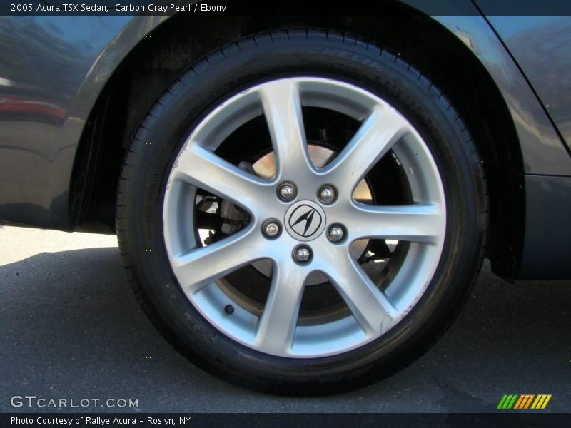 Carbon Gray Pearl / Ebony 2005 Acura TSX Sedan