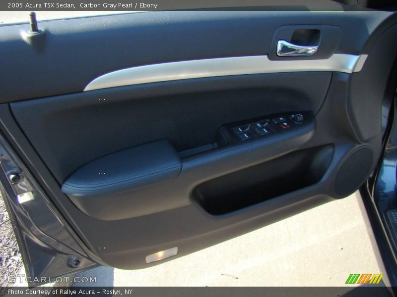 Carbon Gray Pearl / Ebony 2005 Acura TSX Sedan