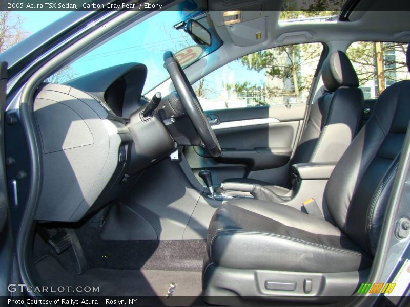 Carbon Gray Pearl / Ebony 2005 Acura TSX Sedan