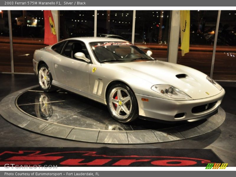 Silver / Black 2003 Ferrari 575M Maranello F1