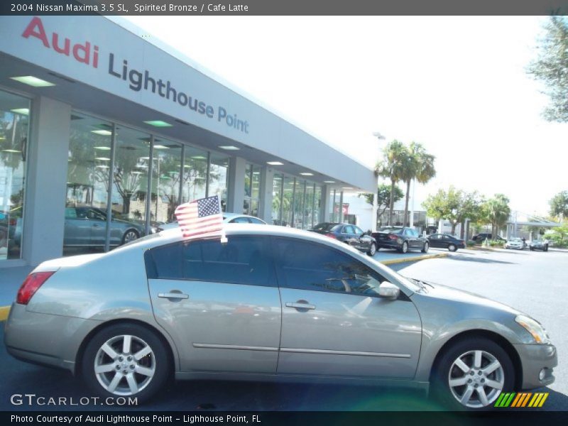 Spirited Bronze / Cafe Latte 2004 Nissan Maxima 3.5 SL
