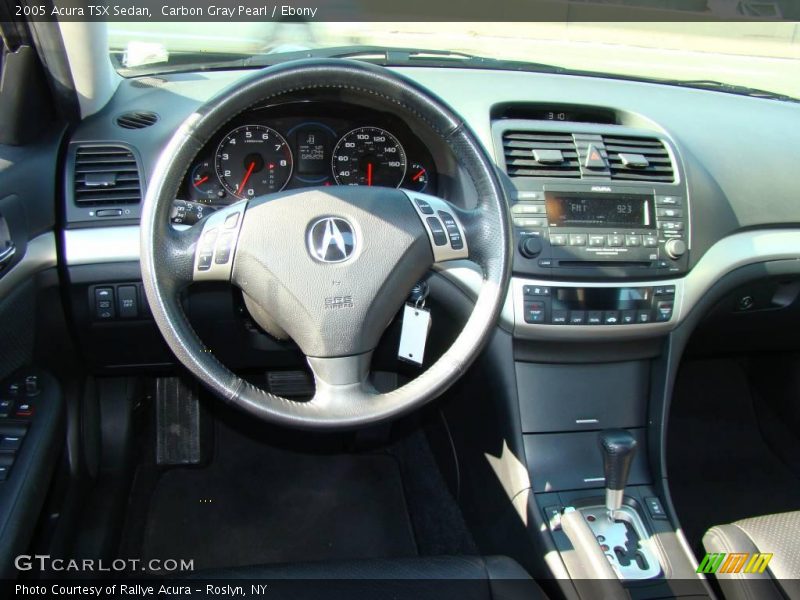 Carbon Gray Pearl / Ebony 2005 Acura TSX Sedan