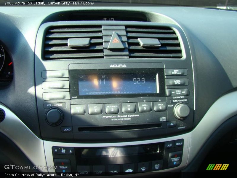 Carbon Gray Pearl / Ebony 2005 Acura TSX Sedan