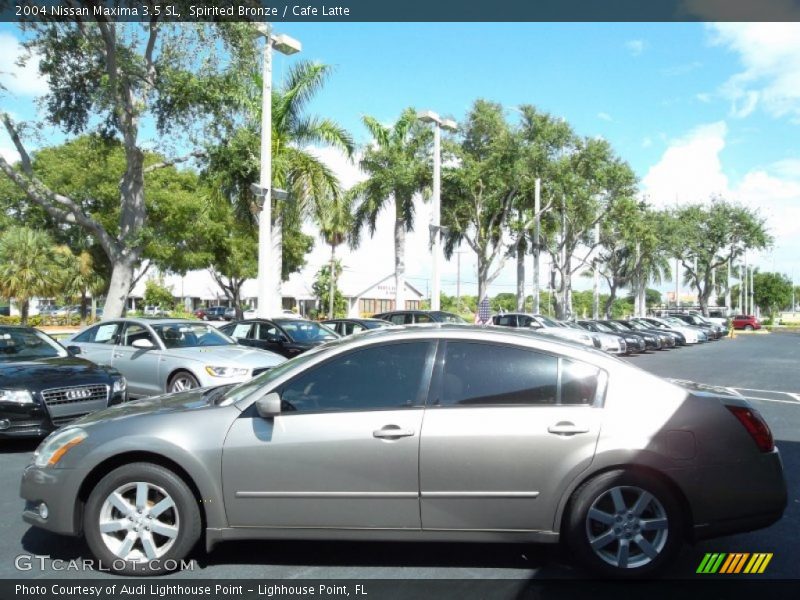 Spirited Bronze / Cafe Latte 2004 Nissan Maxima 3.5 SL