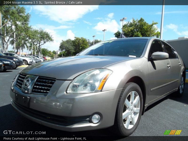 Spirited Bronze / Cafe Latte 2004 Nissan Maxima 3.5 SL