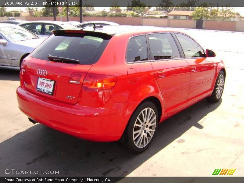 Brilliant Red / Black 2006 Audi A3 2.0T