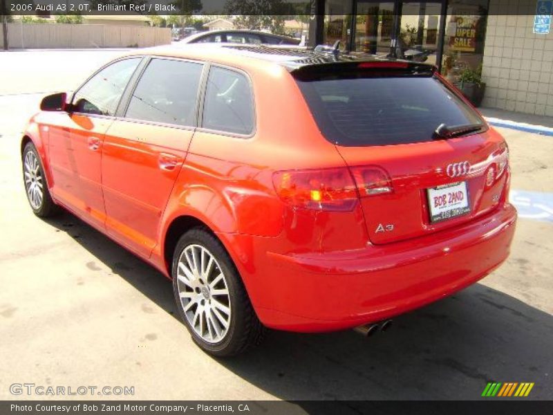 Brilliant Red / Black 2006 Audi A3 2.0T