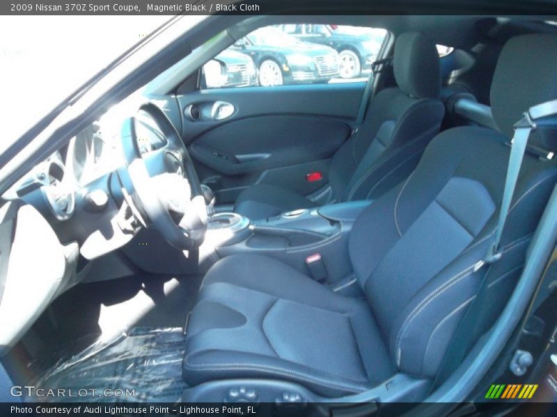 2009 370Z Sport Coupe Black Cloth Interior