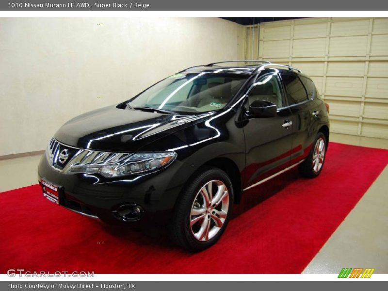 Super Black / Beige 2010 Nissan Murano LE AWD