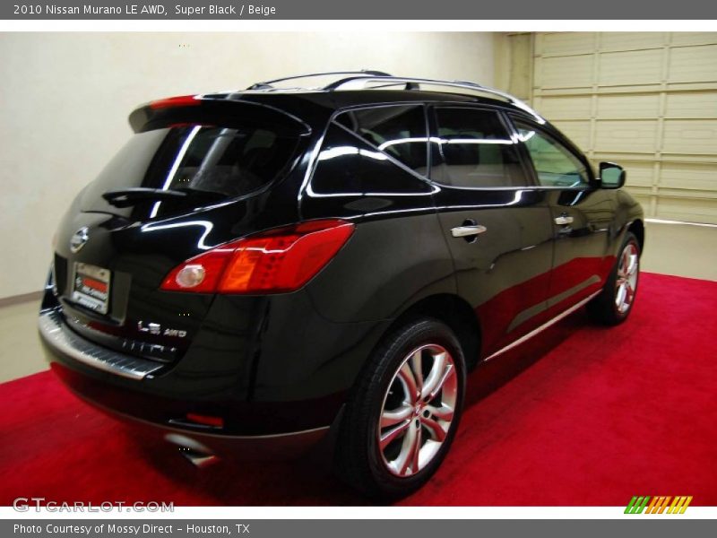 Super Black / Beige 2010 Nissan Murano LE AWD