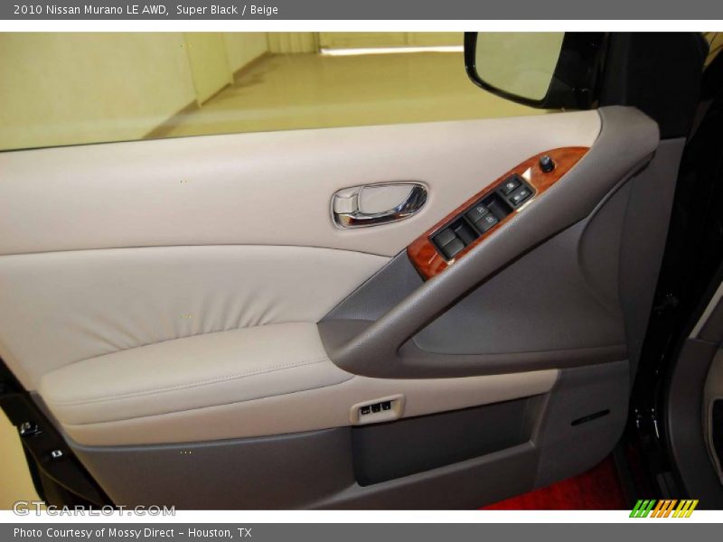 Super Black / Beige 2010 Nissan Murano LE AWD