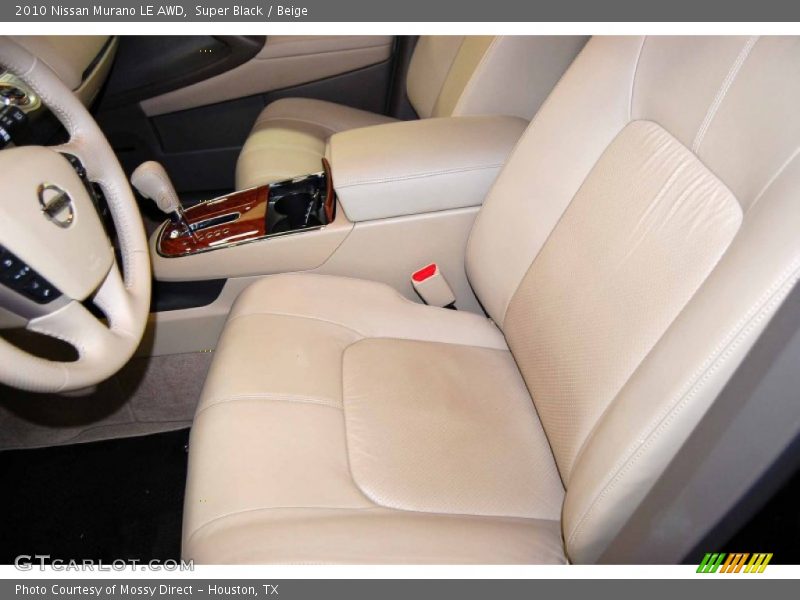 Super Black / Beige 2010 Nissan Murano LE AWD