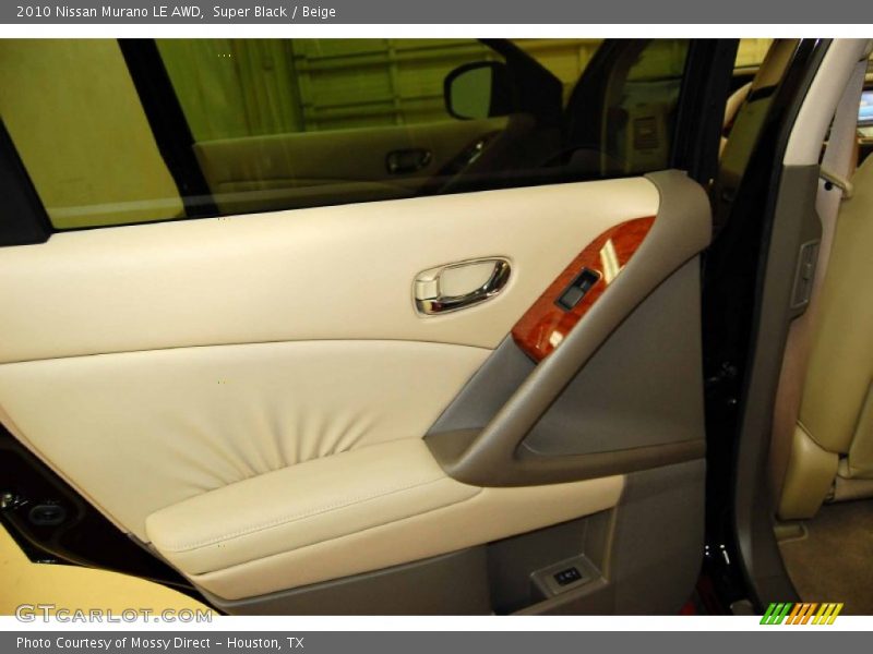Super Black / Beige 2010 Nissan Murano LE AWD