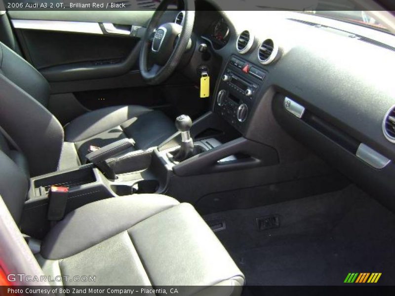 Brilliant Red / Black 2006 Audi A3 2.0T