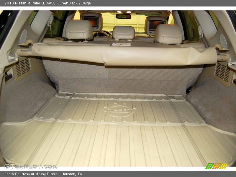 Super Black / Beige 2010 Nissan Murano LE AWD