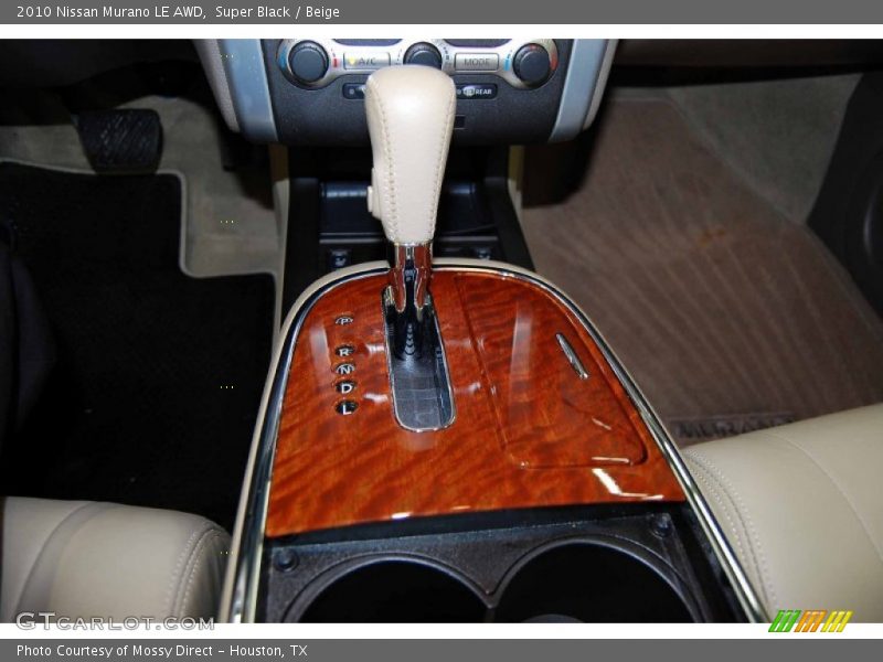 Super Black / Beige 2010 Nissan Murano LE AWD