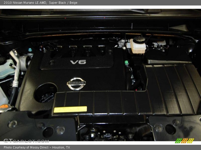 Super Black / Beige 2010 Nissan Murano LE AWD